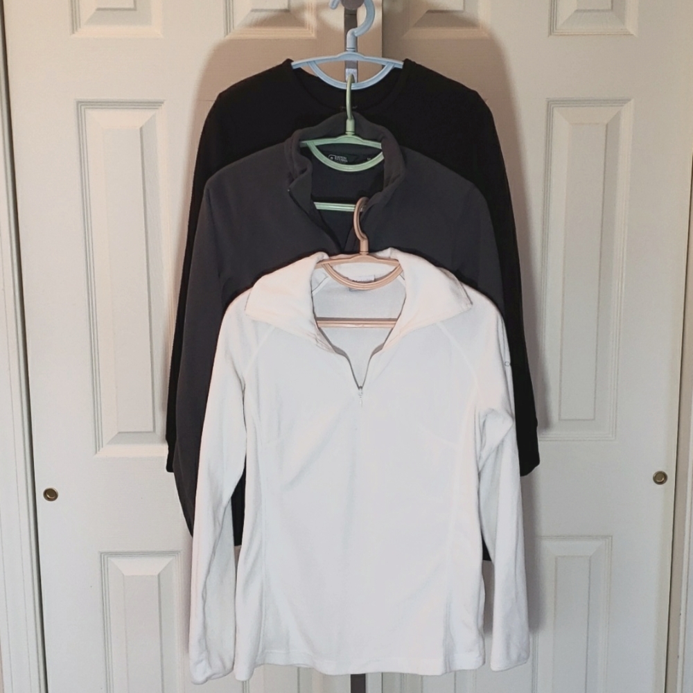 Columbia, EMS, CuddlDuds Fleeces- all 3!